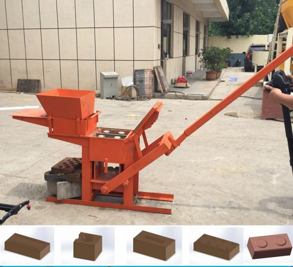 manual clay brick making machine qt2-40 and the price